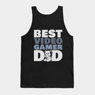 Best Video Gamer Dad Funny Gaming Tank Top